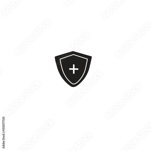 Work safety shield image vector illustration of work safety shield image to remind you to always be careful when working