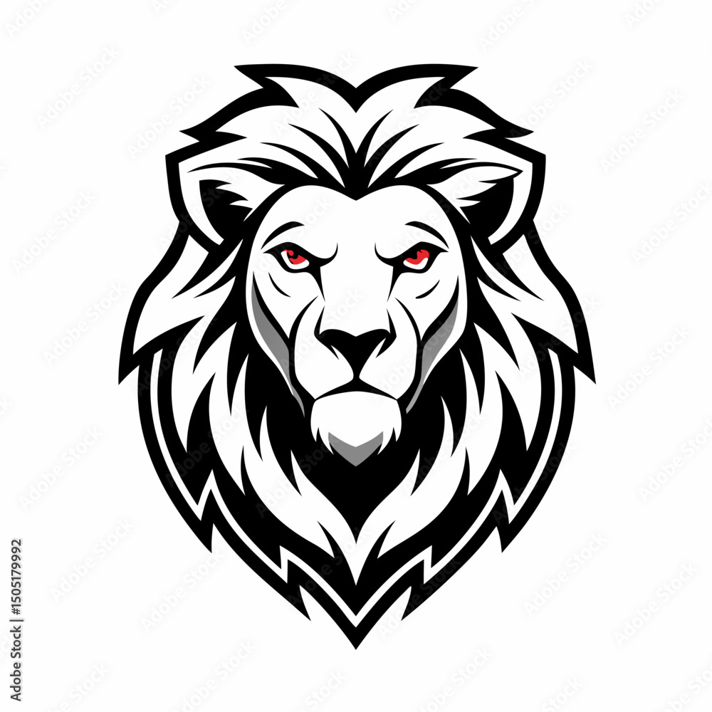 Obraz premium Lion head logo icon