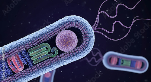 Bacterial Cell Structure: A Detailed Microscopic View