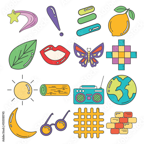 Bold Colorful Fun Simple Bright Pop Art Street Art Cartoon Humor