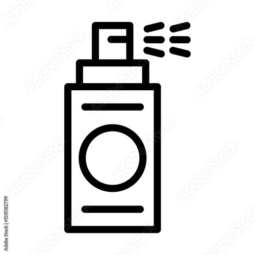 Deodorant line icon