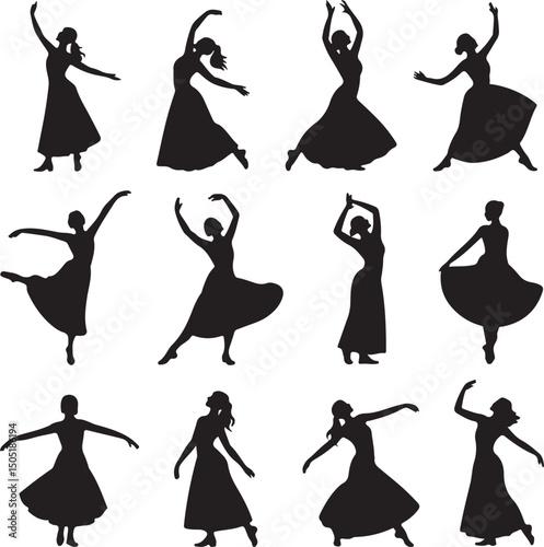 Dynamic Dancer Silhouette in Motion

Expressive Dance Pose Vector Art

Stylish Performer in Action Illustration

Elegant Movement Dance Silhouette

Artistic Dance Performance Vector Design