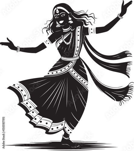 Dynamic Dancer Silhouette in Motion

Expressive Dance Pose Vector Art

Stylish Performer in Action Illustration

Elegant Movement Dance Silhouette

Artistic Dance Performance Vector Design