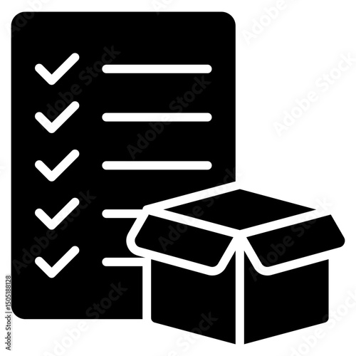 Product Listing glyph icon