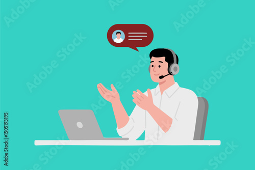 People, communication, online, assistant, customer for virtual assistant consulting, online customer service work, digital business support, remote troubleshooting, helpdesk communication