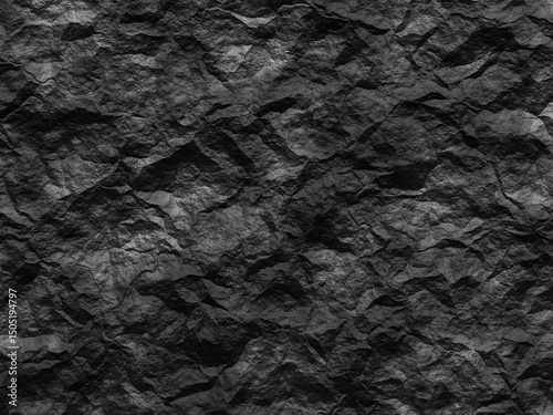 Dark rocky texture with rough, sharp edges and irregular formations.