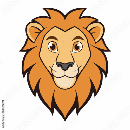  Lion head vector art 4.