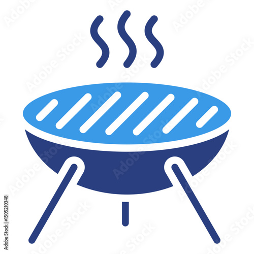 Bbq Grill  Icon Element For Design