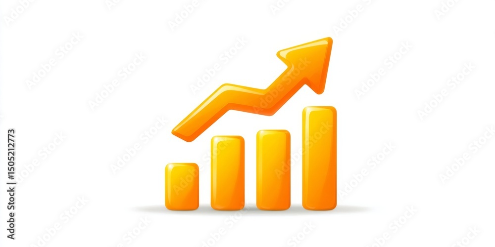 © Sanchai - A clean infographic with a single upward arrow labeled trading volume © Sanchai - A clean infographic with a single upward arrow labeled trading volume