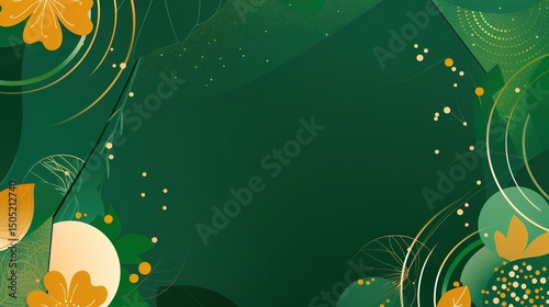 Republic Day Flyer Background: Ink Rhythms Convey Grand Narratives, Spreading a Visual Manifesto of the Blending of Fiery Passion and Celebratory Splendor