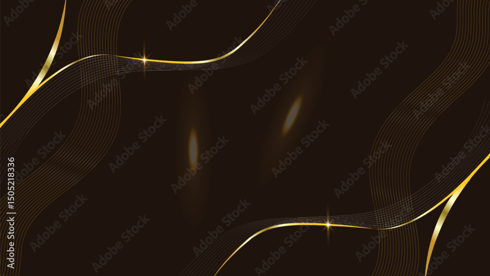 Luxury Premium Corporate Abstract Design. Wave Grand Celebration Design for Event and Birthday. Elegant Decorative Layout Template. Modern looking sophisticated Design Layout. Minimal Design Style