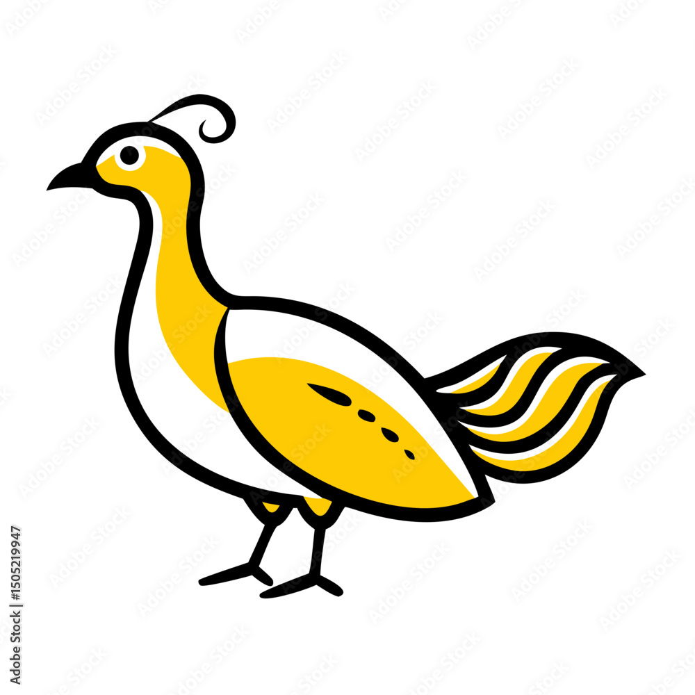 Obraz premium Peacock Design Vector – Royal Bird with Detailed Feather Pattern