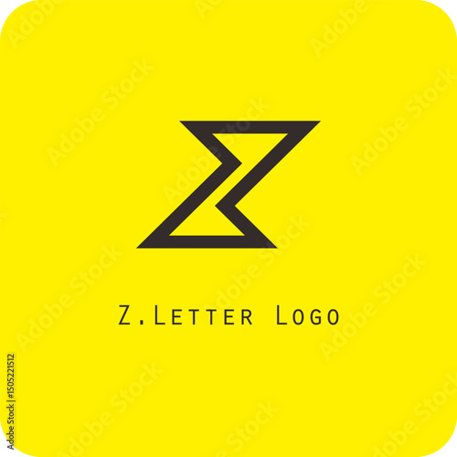 Vector logo design with the letter Z symbol is simple, clear, bold, easy to remember, elegant, easy to apply on a large or small scale