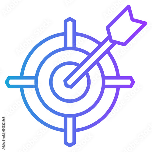 Goals gradient color icon