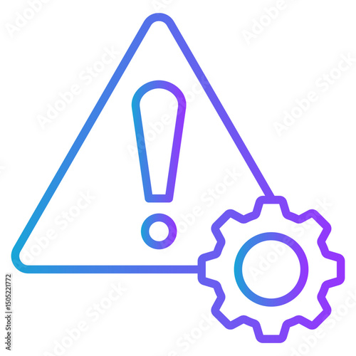Risk gradient color icon