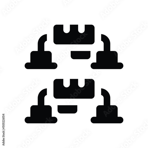 push up glyph icon. Strong and solid vector icon for websites, mobile interfaces, presentations, and visual branding. High quality and easy to edit.