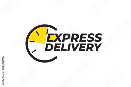 express delivery icon vector isolated on background