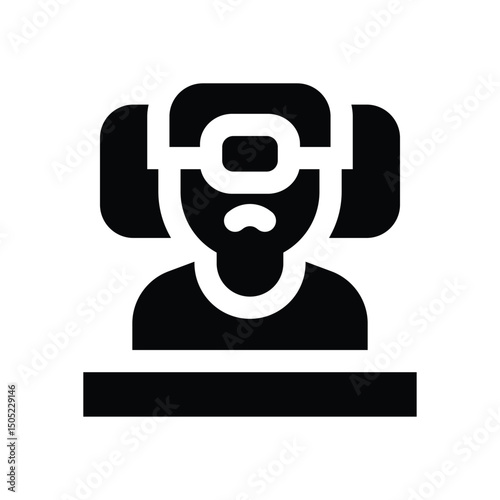 fever glyph icon. Strong and solid vector icon for websites, mobile interfaces, presentations, and visual branding. High quality and easy to edit.
