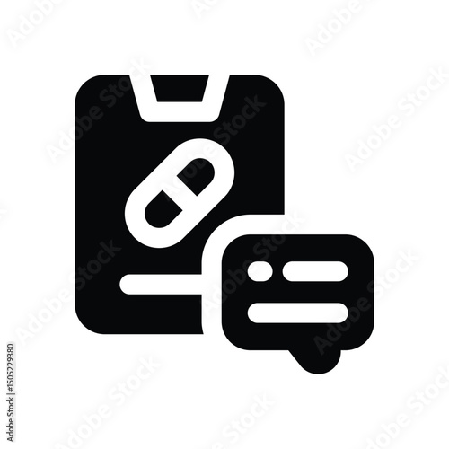 online pharmacy glyph icon. Strong and solid vector icon for websites, mobile interfaces, presentations, and visual branding. High quality and easy to edit.