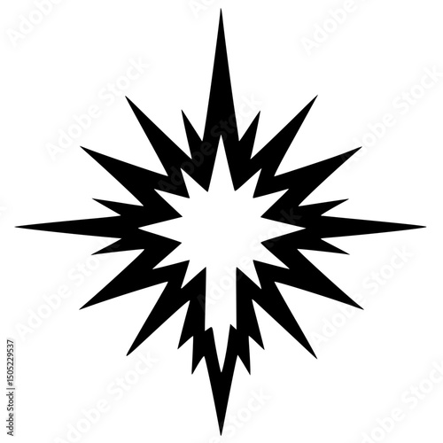 Silhouette of sparks