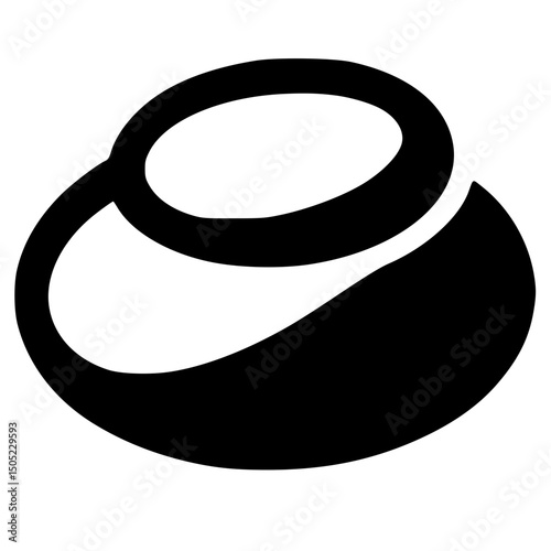 Pebble stone silhouette