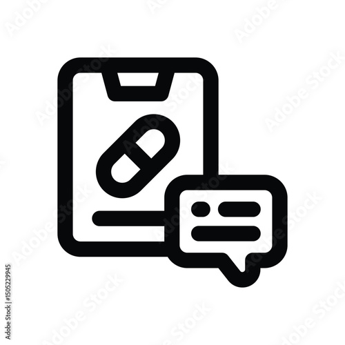 online pharmacy line icon. Clean and minimalist vector icon for websites, mobile apps, presentations, and logos. Fully scalable and customizable for any project.