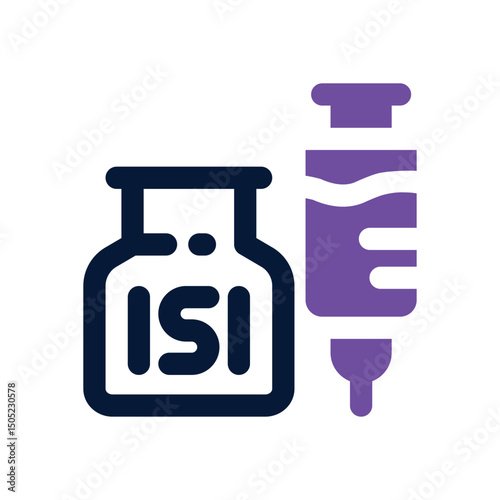 insulin duotone icon. Sleek and modern vector icon for websites, mobile apps, marketing materials, and corporate design. Fully scalable and ready to use.