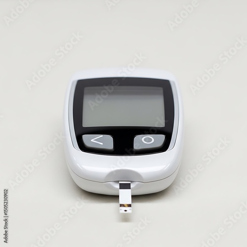 Glucose Meter Device for Blood Sugar Testing with Strip Ready