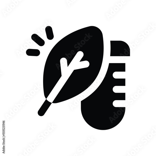 scientist glyph icon. Strong and solid vector icon for websites, mobile interfaces, presentations, and visual branding. High quality and easy to edit.
