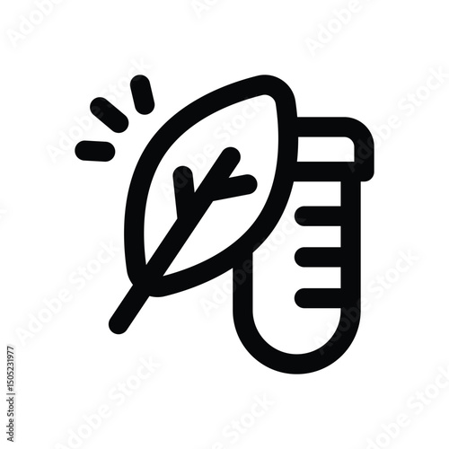 scientist line icon. Clean and minimalist vector icon for websites, mobile apps, presentations, and logos. Fully scalable and customizable for any project.