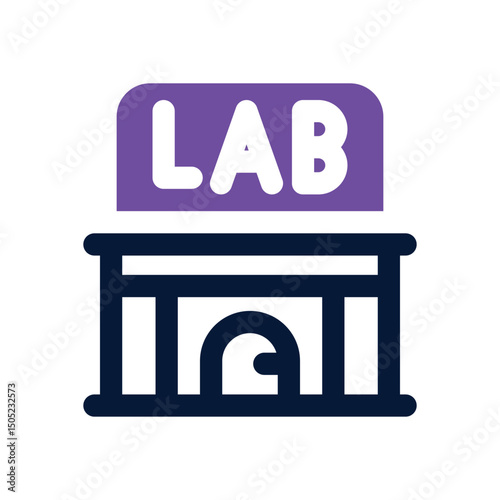 laboratory duotone icon. Sleek and modern vector icon for websites, mobile apps, marketing materials, and corporate design. Fully scalable and ready to use.