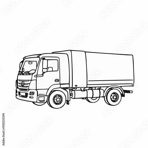 Truck - Freight Transportation.