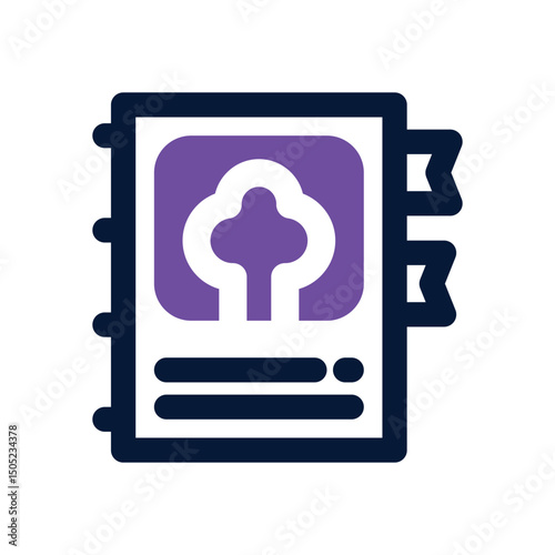 recipe duotone icon. Sleek and modern vector icon for websites, mobile apps, marketing materials, and corporate design. Fully scalable and ready to use.