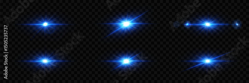 Glowing flashes with sparkles and stars, magical explosion effect.