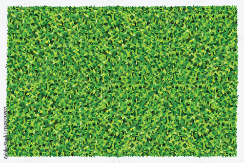 Green grass field background. Texture of green lawn grass. Green grass seamless texture. Vector illustration.