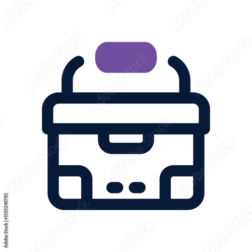 cooler duotone icon. Sleek and modern vector icon for websites, mobile apps, marketing materials, and corporate design. Fully scalable and ready to use.