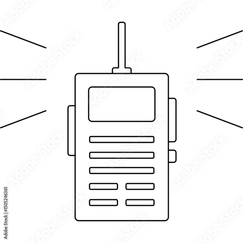 Walkie Talkie Communication Icon