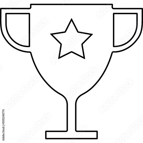 Victory Trophy Symbol