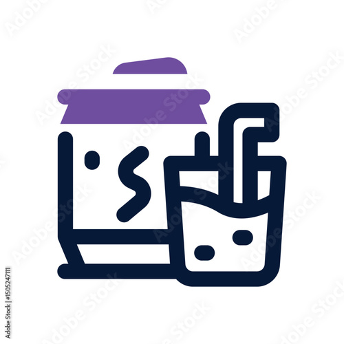energy drink duotone icon. Sleek and modern vector icon for websites, mobile apps, marketing materials, and corporate design. Fully scalable and ready to use.