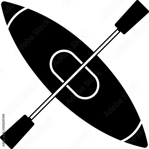 A Flat Kayak Graphic