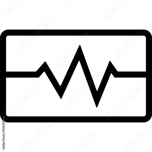A Clean Heart Rate Icon