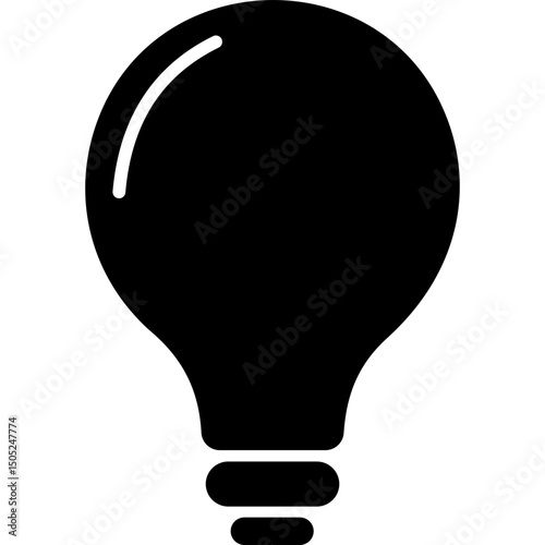 A Basic Light Bulb Shape