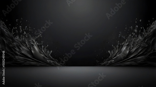 abstract black backgrounds design for product display.