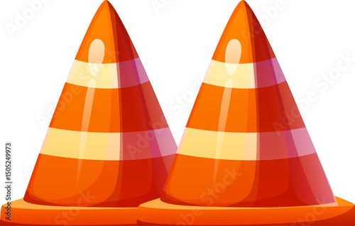 Automobile racing competition font road cone letter M. Car race rally kids ABC typeface sign, automobile speed championship vector latin typeset element. Auto road racing competition font letter