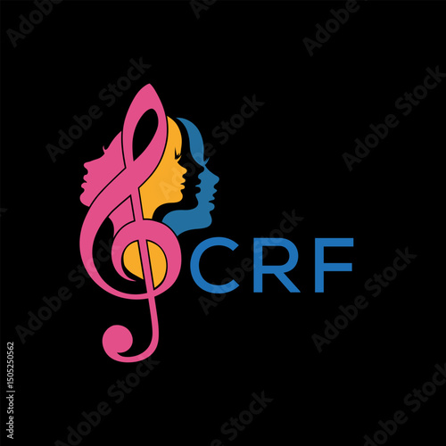 CRF letter logo. CRF blue image on white background. CRF Monogram logo design for entrepreneur and business CRF best icon.
