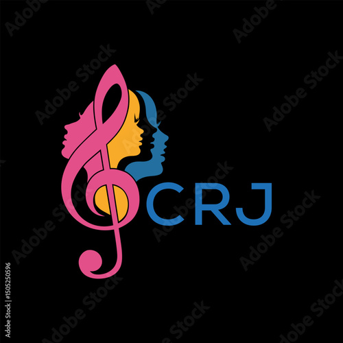 CRJ letter logo. CRJ blue image on white background. CRJ Monogram logo design for entrepreneur and business CRJ best icon.

