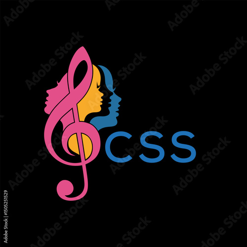 CSS letter logo. CSS blue image on white background. CSS Monogram logo design for entrepreneur and business CSS best icon.
