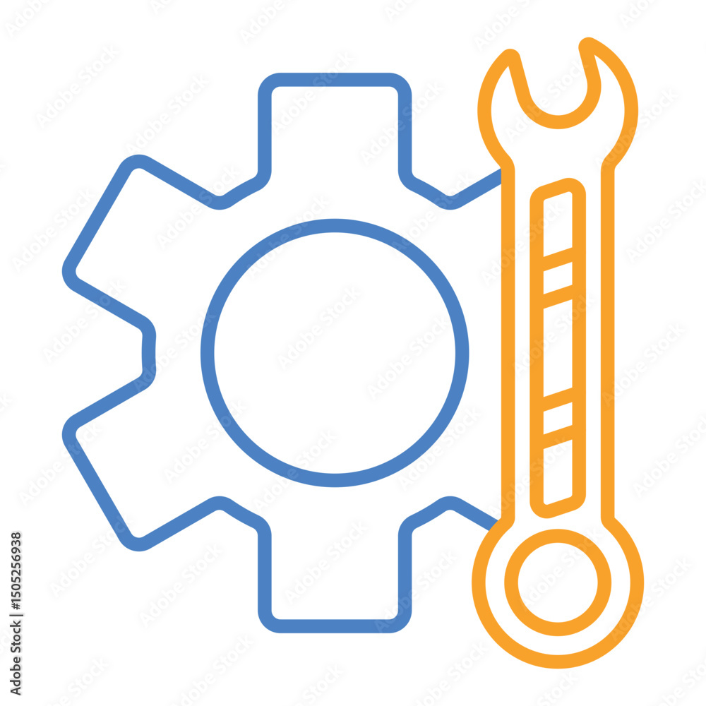 Fototapeta premium Setting Icon