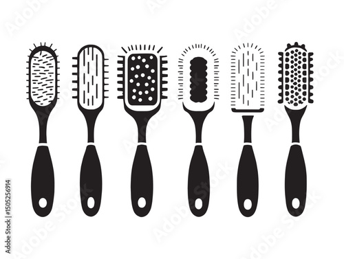 scrub brush line art simple clean vector illustration design