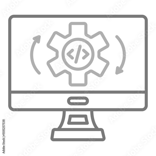 Desktop computer Icon